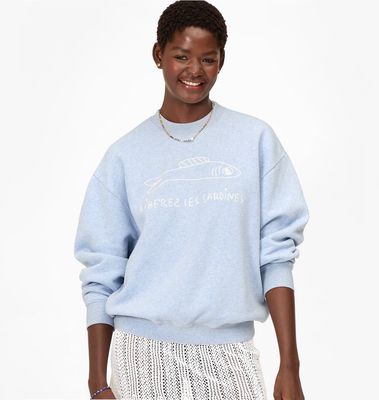 Clare V. Oversized Sweatshirt Liberez Les Sardines