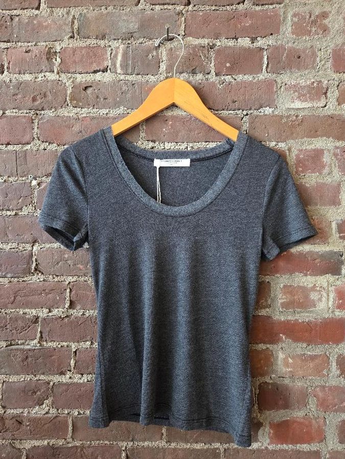 Project Social T Ronny Mesh Trim Scoop Neck Tee