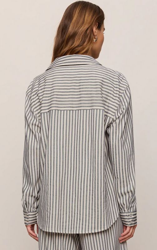 Z Supply Reese Button Up Stripe Top