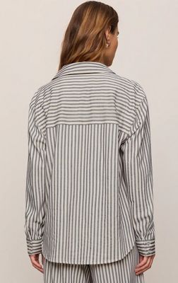 Z Supply Reese Button Up Stripe Top