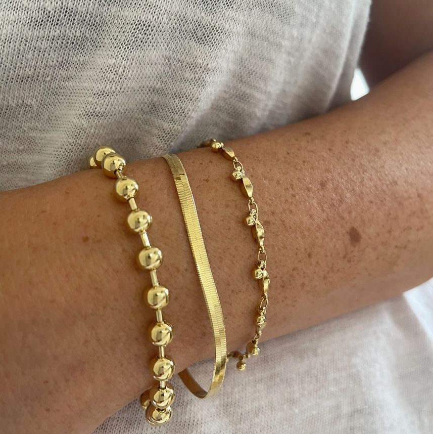 Jessica Matrasko Jewelry Aviva Bracelet Gold Filled JM35
