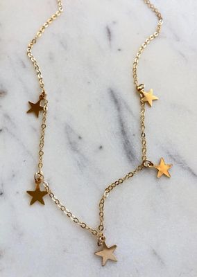 Jessica Matrasko Jewelry 16" Estrella De Mar Necklace Gold Filled JM38