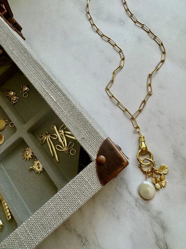 Jessica Matrasko Nautical Charm Holder Gold Filled 