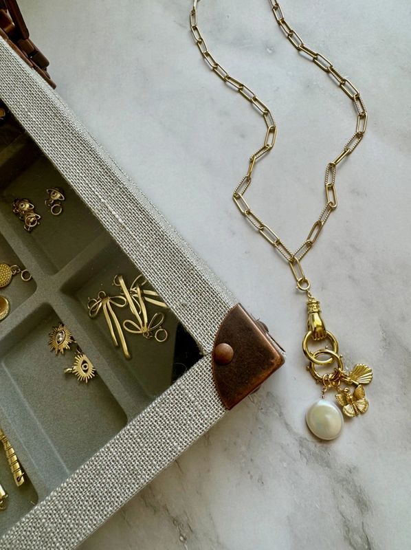 Jessica Matrasko Nautical Charm Holder Gold Filled 