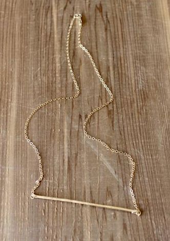 Jessica Matrasko Jewelry 16" Pyxis Necklace Gold Filled JM46