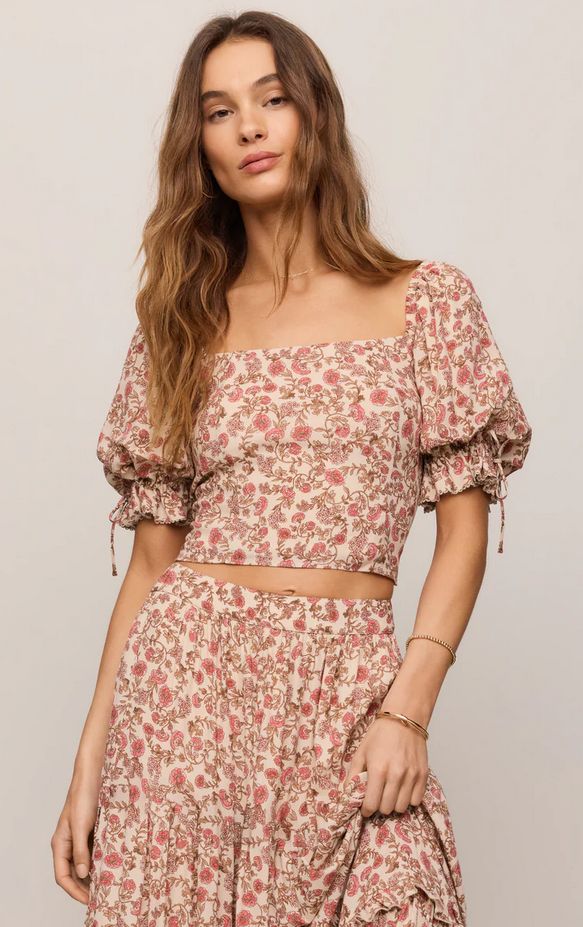 Z Supply Moira Floral Top