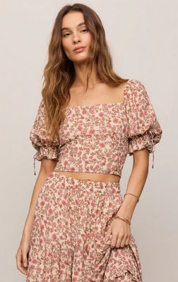 Z Supply Moira Floral Top