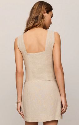 Z Supply Magnolia Linen Top