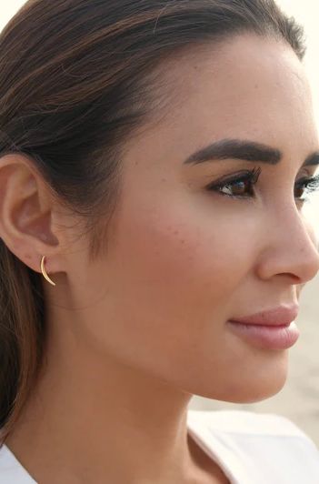 Jessica Matrasko Jewelry Mission Studs Gold Filled JM49