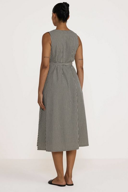 Laude The Label V-Neck Midi Dress