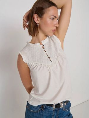 Nation Nelly Smocked Top
