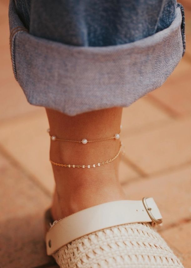 Hello Adorn Lenny Anklet 14K Gold Filled HE21