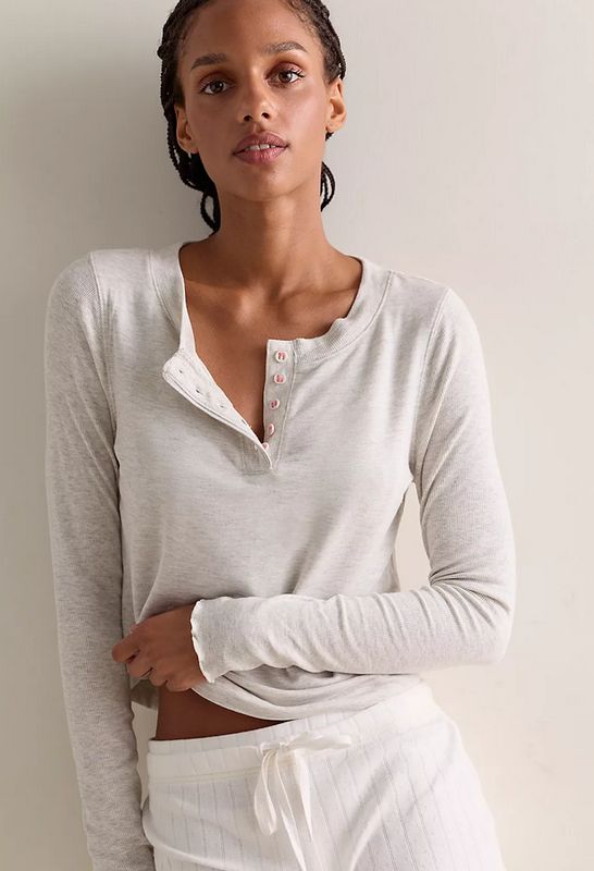 Free People Dream State Henley Top (Two Colors)