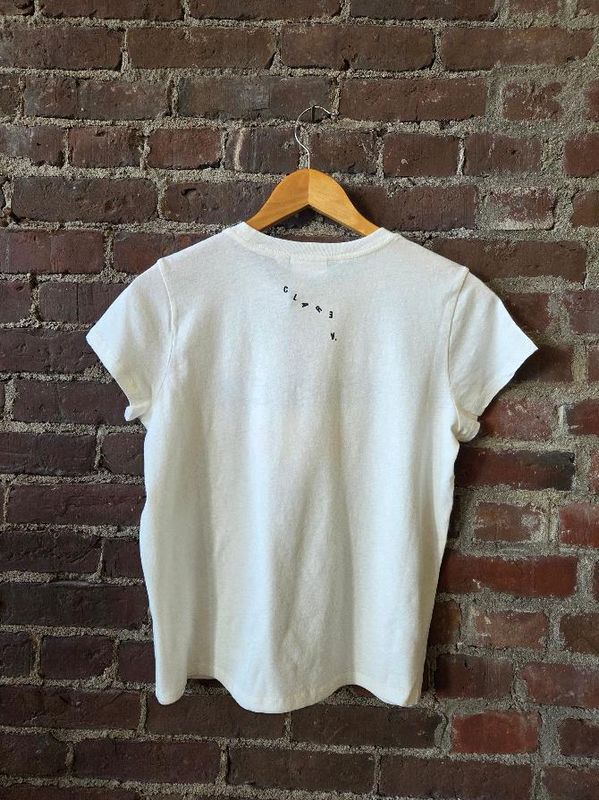 Clare V. Classic Tee in Voulez-Vous