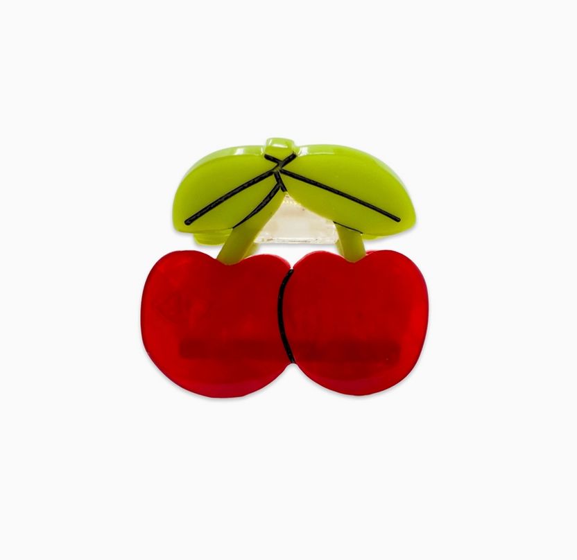 Jenny Lemons Mini Maraschino Cherries Hair Claw Clip JL12