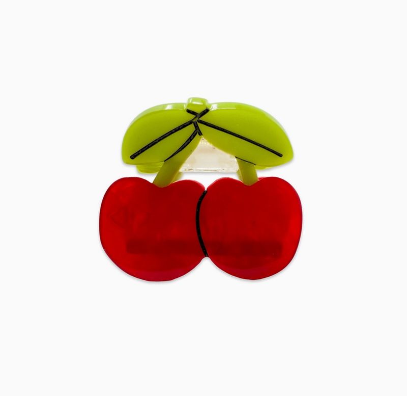 Jenny Lemons Mini Maraschino Cherries Hair Claw Clip JL12
