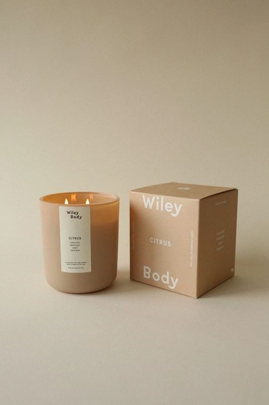 Wiley Body The Candle 100% Soy Wax in Citrus