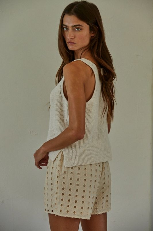 By Together Knit Sweater Tank Top