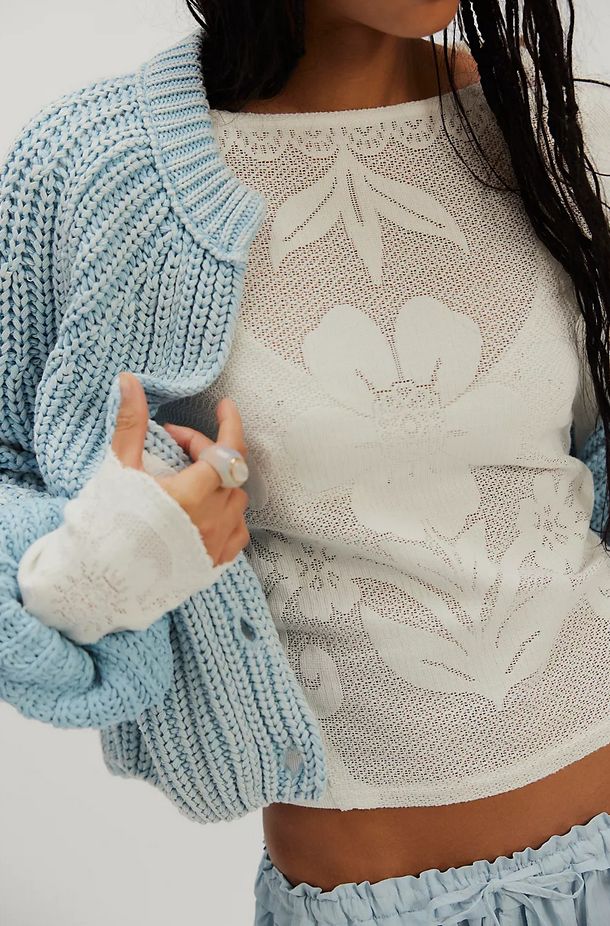 Free People Delilah Long Sleeve Top