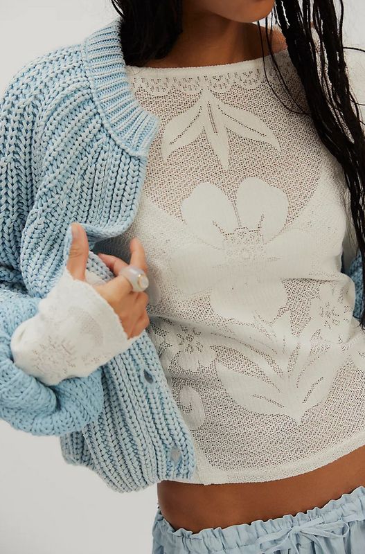 Free People Delilah Long Sleeve Top
