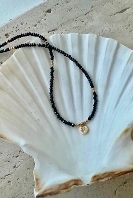 Katie Waltman Jewelry Beaded Star Medallion Necklace KW86