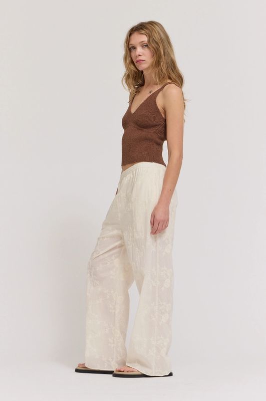 Grade &amp; Gather V Neck Crop Knit Top