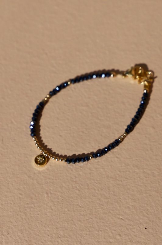 Katie Waltman Jewlery Beaded Star Medallion Bracelet KW89