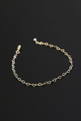 Katie Waltman Jewelry Heart Chain Gold Filled KW90