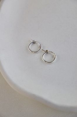 Katie Waltman Jewelry The Silver Standard Hoop Sterling Sliver Small KW93