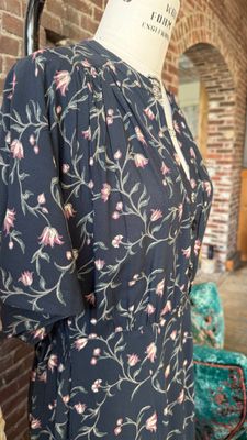 Indi &amp; Cold Long Floral Print Dress