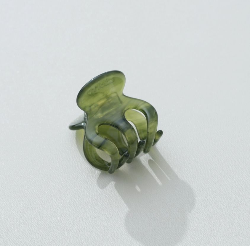 Adorro Jade Green Mini Claw Clip AD153