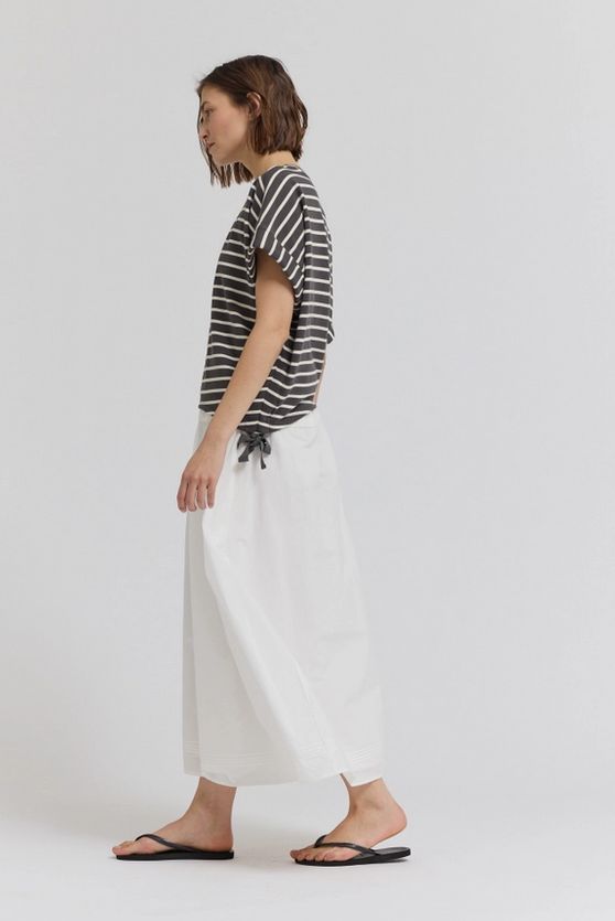 Grade &amp; Gather Stripe Drawstring Tee