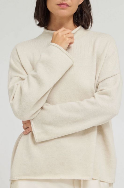 Grade &amp; Gather Slide Slit Loose Fit Sweater