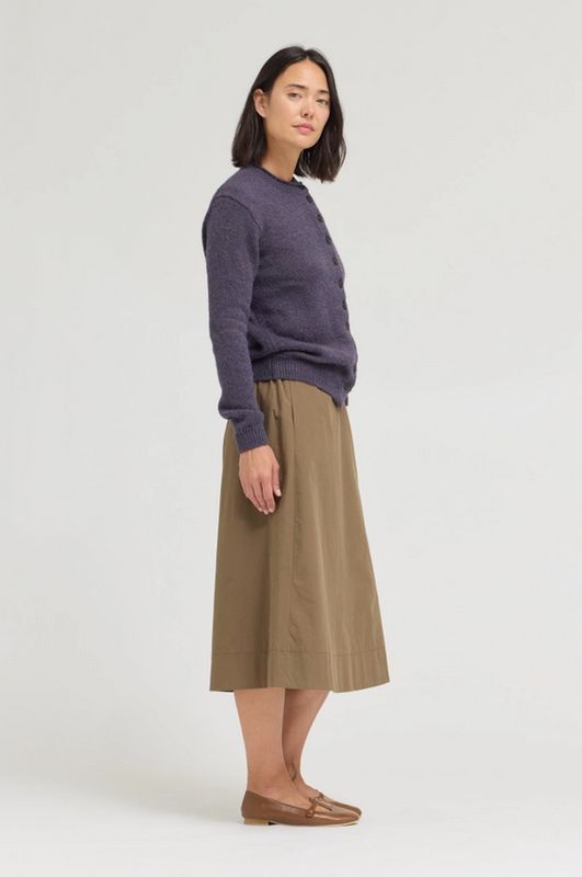 Grade &amp; Gather Contrast Hem Button Down Cardigan