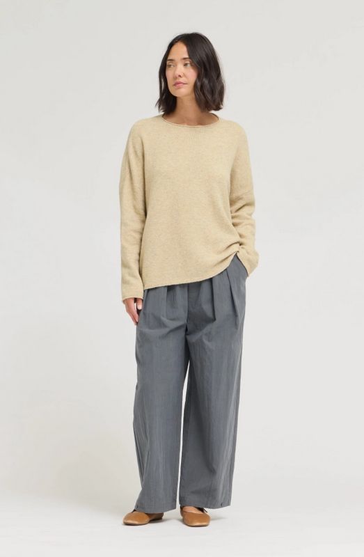 Grade &amp; Gather Center Back Button Sweater Top