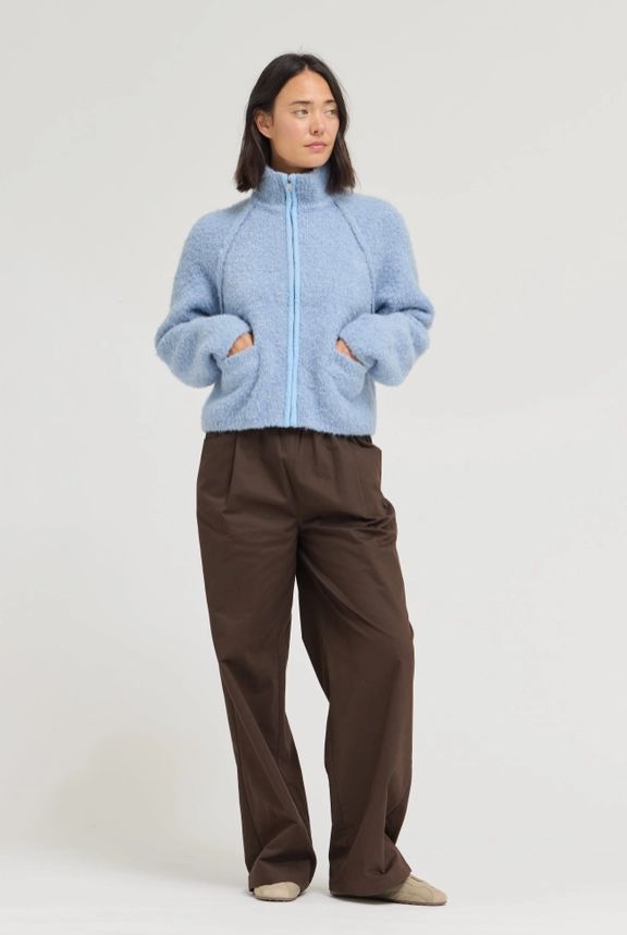 Grade &amp; Gather Funnel Neck Zip Up Jacket (Two Colors)