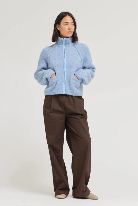 Grade &amp; Gather Funnel Neck Zip Up Jacket (Two Colors)
