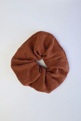 Eco Raw Silk Naturally Dyed Hair Scrunchie