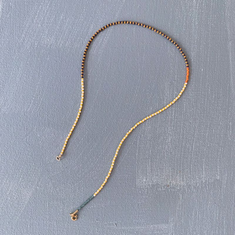 Alice Rise Mosaic Necklace in Golden Era AL40