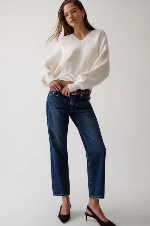 Pistola Issa Mid Rise Relaxed Ankle Straight
