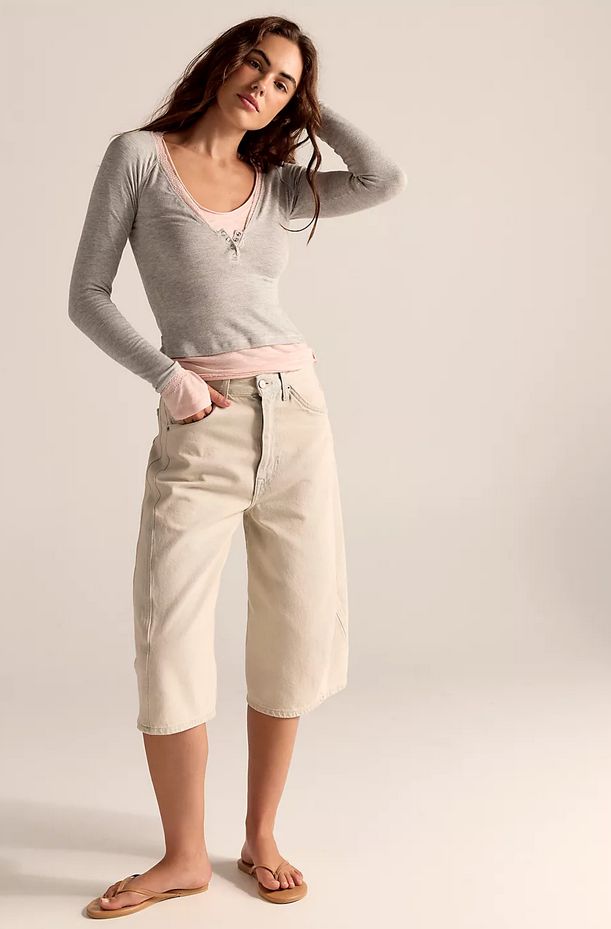Free People A Little Bit Layering Top (Two Colors)