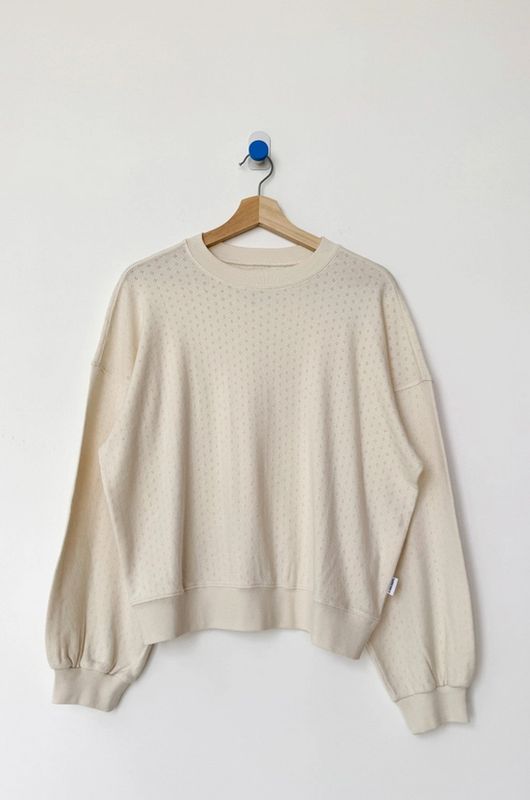 Le Bon Shoppe Pointelle Core Sweatshirt