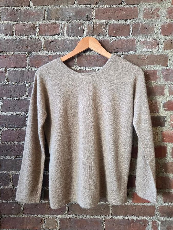 Estheme Cashmere Colored Back Button Cardigan
