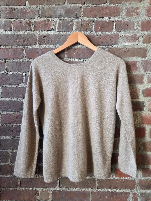 Estheme Cashmere Colored Back Button Cardigan