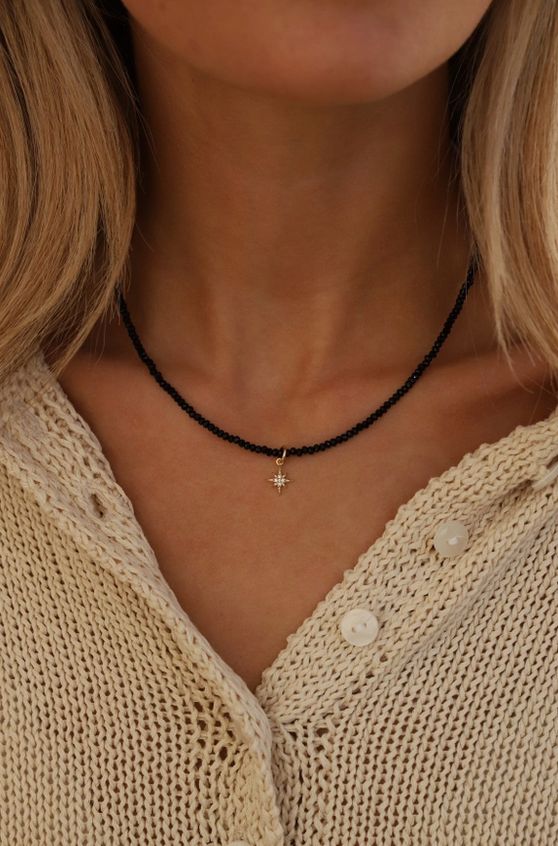 Katie Waltman Jewlery Stella Noir Necklace KW94