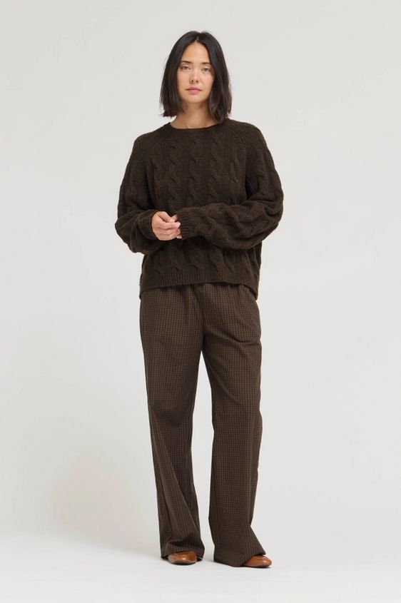 Grade &amp; Gather Wide Cable Knit Sweater