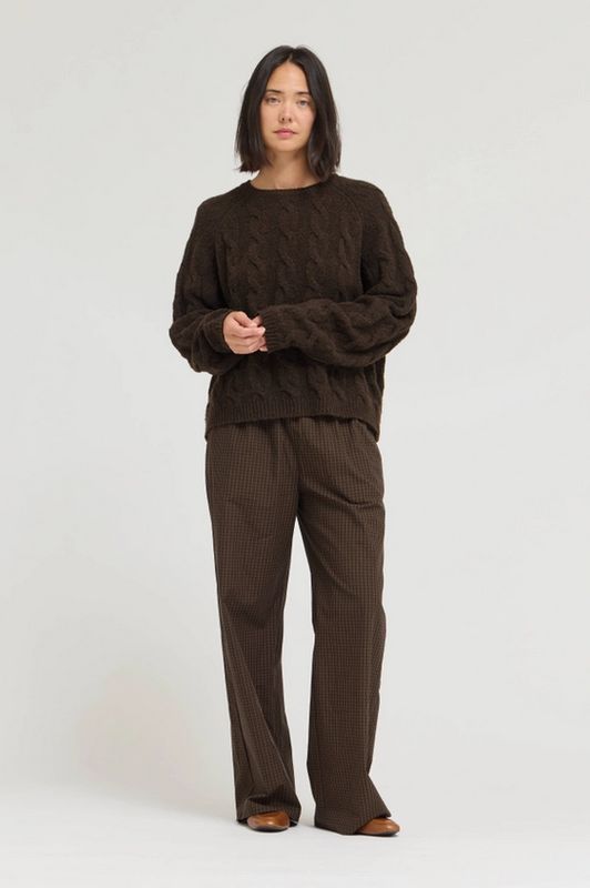 Grade &amp; Gather Wide Cable Knit Sweater