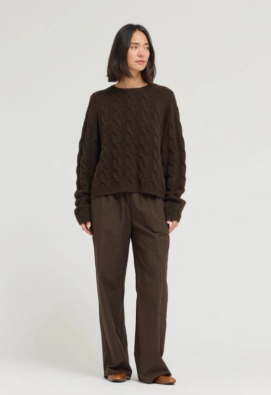 Grade &amp; Gather Wide Cable Knit Sweater