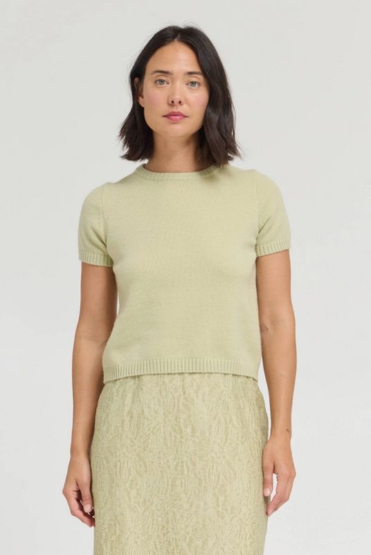 Grade &amp; Gather Short Sleeve Knit Top (Two Colors)