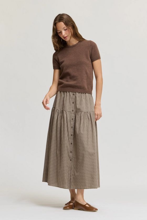 Grade &amp; Gather Short Sleeve Knit Top (Two Colors)